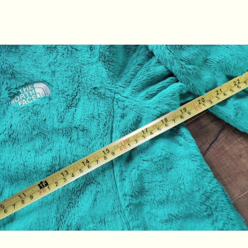 THE NORTH FACE Osito 1 Fleece Full Zip Jacket OSCAR GREEN Women Sz Small - Picture 11 of 11